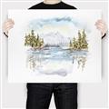 Picture of Reflections of the North II _GroupedProduct_Rectangle_Landscape_Canvas_