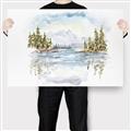 Picture of Reflections of the North II _GroupedProduct_Rectangle_Landscape_Canvas_