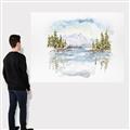 Picture of Reflections of the North II _GroupedProduct_Rectangle_Landscape_Canvas_