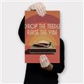 Picture of Drop the Needle, Raise the Vibe _GroupedProduct_Rectangle_Portrait_Canvas_
