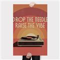 Picture of Drop the Needle, Raise the Vibe _GroupedProduct_Rectangle_Portrait_Canvas_