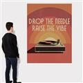 Picture of Drop the Needle, Raise the Vibe _GroupedProduct_Rectangle_Portrait_Canvas_