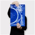 Picture of Blue Print Vinyl I _GroupedProduct_Rectangle_Portrait_Photography _GroupedProduct_Rectangle_Portrait_Canvas_
