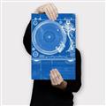 Picture of Blue Print Vinyl II _GroupedProduct_Rectangle_Portrait_Photography _GroupedProduct_Rectangle_Portrait_Canvas_