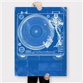 Picture of Blue Print Vinyl II _GroupedProduct_Rectangle_Portrait_Photography _GroupedProduct_Rectangle_Portrait_Canvas_