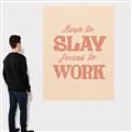 Picture of Born to Slay, Forced to Work _GroupedProduct_Rectangle_Portrait_Canvas_