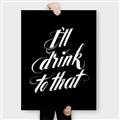 Picture of I'll Drink to That _GroupedProduct_Rectangle_Portrait_Canvas_