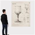 Picture of Sketch of a Wine Glass _GroupedProduct_Rectangle_Portrait_Canvas_