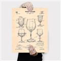 Picture of The Anatomy of a Wine Glass _GroupedProduct_Rectangle_Portrait_Canvas_