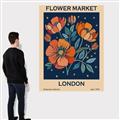 Picture of Flower Market: London _GroupedProduct_Rectangle_Portrait_Canvas_