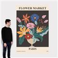 Picture of Flower Market: Paris II _GroupedProduct_Rectangle_Portrait_Canvas_