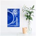 Picture of Blue Print Vinyl I _GroupedProduct_Rectangle_Portrait_Photography _GroupedProduct_Rectangle_Portrait_Canvas_