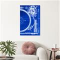Picture of Blue Print Vinyl I _GroupedProduct_Rectangle_Portrait_Photography _GroupedProduct_Rectangle_Portrait_Canvas_