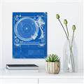 Picture of Blue Print Vinyl II _GroupedProduct_Rectangle_Portrait_Photography _GroupedProduct_Rectangle_Portrait_Canvas_