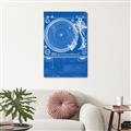 Picture of Blue Print Vinyl II _GroupedProduct_Rectangle_Portrait_Photography _GroupedProduct_Rectangle_Portrait_Canvas_