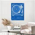 Picture of Blue Print Vinyl II _GroupedProduct_Rectangle_Portrait_Photography _GroupedProduct_Rectangle_Portrait_Canvas_
