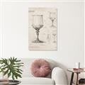 Picture of Sketch of a Wine Glass _GroupedProduct_Rectangle_Portrait_Canvas_