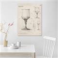 Picture of Sketch of a Wine Glass _GroupedProduct_Rectangle_Portrait_Canvas_