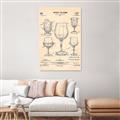 Picture of The Anatomy of a Wine Glass _GroupedProduct_Rectangle_Portrait_Canvas_