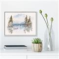 Picture of Reflections of the North I _GroupedProduct_Rectangle_Landscape_Canvas_Framed_