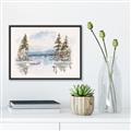 Picture of Reflections of the North I _GroupedProduct_Rectangle_Landscape_Canvas_Framed_