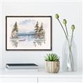 Picture of Reflections of the North I _GroupedProduct_Rectangle_Landscape_Canvas_Framed_