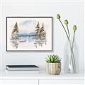 Picture of Reflections of the North I _GroupedProduct_Rectangle_Landscape_Canvas_Framed_