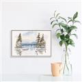 Picture of Reflections of the North I _GroupedProduct_Rectangle_Landscape_Canvas_Framed_