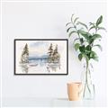 Picture of Reflections of the North I _GroupedProduct_Rectangle_Landscape_Canvas_Framed_