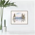 Picture of Reflections of the North I _GroupedProduct_Rectangle_Landscape_Canvas_Framed_