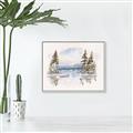 Picture of Reflections of the North I _GroupedProduct_Rectangle_Landscape_Canvas_Framed_