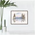 Picture of Reflections of the North I _GroupedProduct_Rectangle_Landscape_Canvas_Framed_