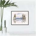 Picture of Reflections of the North I _GroupedProduct_Rectangle_Landscape_Canvas_Framed_