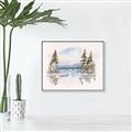Picture of Reflections of the North I _GroupedProduct_Rectangle_Landscape_Canvas_Framed_