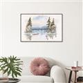 Picture of Reflections of the North I _GroupedProduct_Rectangle_Landscape_Canvas_Framed_