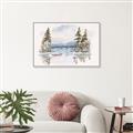 Picture of Reflections of the North I _GroupedProduct_Rectangle_Landscape_Canvas_Framed_