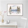 Picture of Reflections of the North I _GroupedProduct_Rectangle_Landscape_Canvas_Framed_
