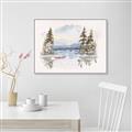 Picture of Reflections of the North I _GroupedProduct_Rectangle_Landscape_Canvas_Framed_