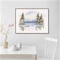 Picture of Reflections of the North I _GroupedProduct_Rectangle_Landscape_Canvas_Framed_