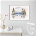Picture of Reflections of the North I _GroupedProduct_Rectangle_Landscape_Canvas_Framed_
