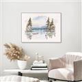Picture of Reflections of the North I _GroupedProduct_Rectangle_Landscape_Canvas_Framed_