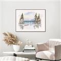 Picture of Reflections of the North I _GroupedProduct_Rectangle_Landscape_Canvas_Framed_