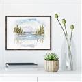 Picture of Reflections of the North II _GroupedProduct_Rectangle_Landscape_Canvas_Framed_