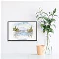 Picture of Reflections of the North II _GroupedProduct_Rectangle_Landscape_Canvas_Framed_