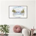Picture of Reflections of the North II _GroupedProduct_Rectangle_Landscape_Canvas_Framed_