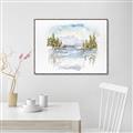 Picture of Reflections of the North II _GroupedProduct_Rectangle_Landscape_Canvas_Framed_