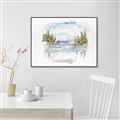 Picture of Reflections of the North II _GroupedProduct_Rectangle_Landscape_Canvas_Framed_