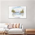 Picture of Reflections of the North II _GroupedProduct_Rectangle_Landscape_Canvas_Framed_