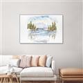 Picture of Reflections of the North II _GroupedProduct_Rectangle_Landscape_Canvas_Framed_
