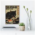 Picture of The Salmon Thief _GroupedProduct_Rectangle_Portrait_Canvas_Framed_